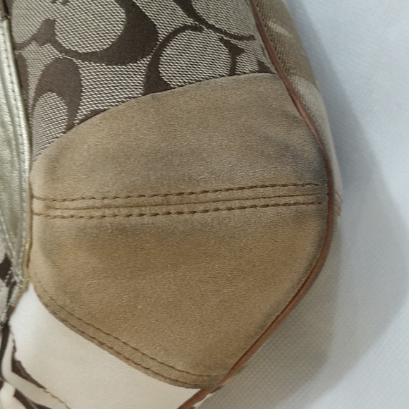 Coach Denim Patchwork Hobo Bag - Picture 8 of 12